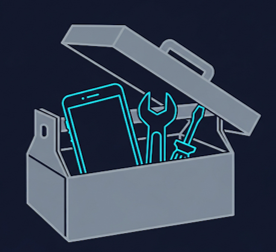 Mobile Utility Phone/Toolbox Icon
